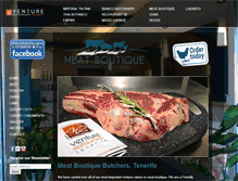 Tablet Screenshot of meatboutiquetenerife.com